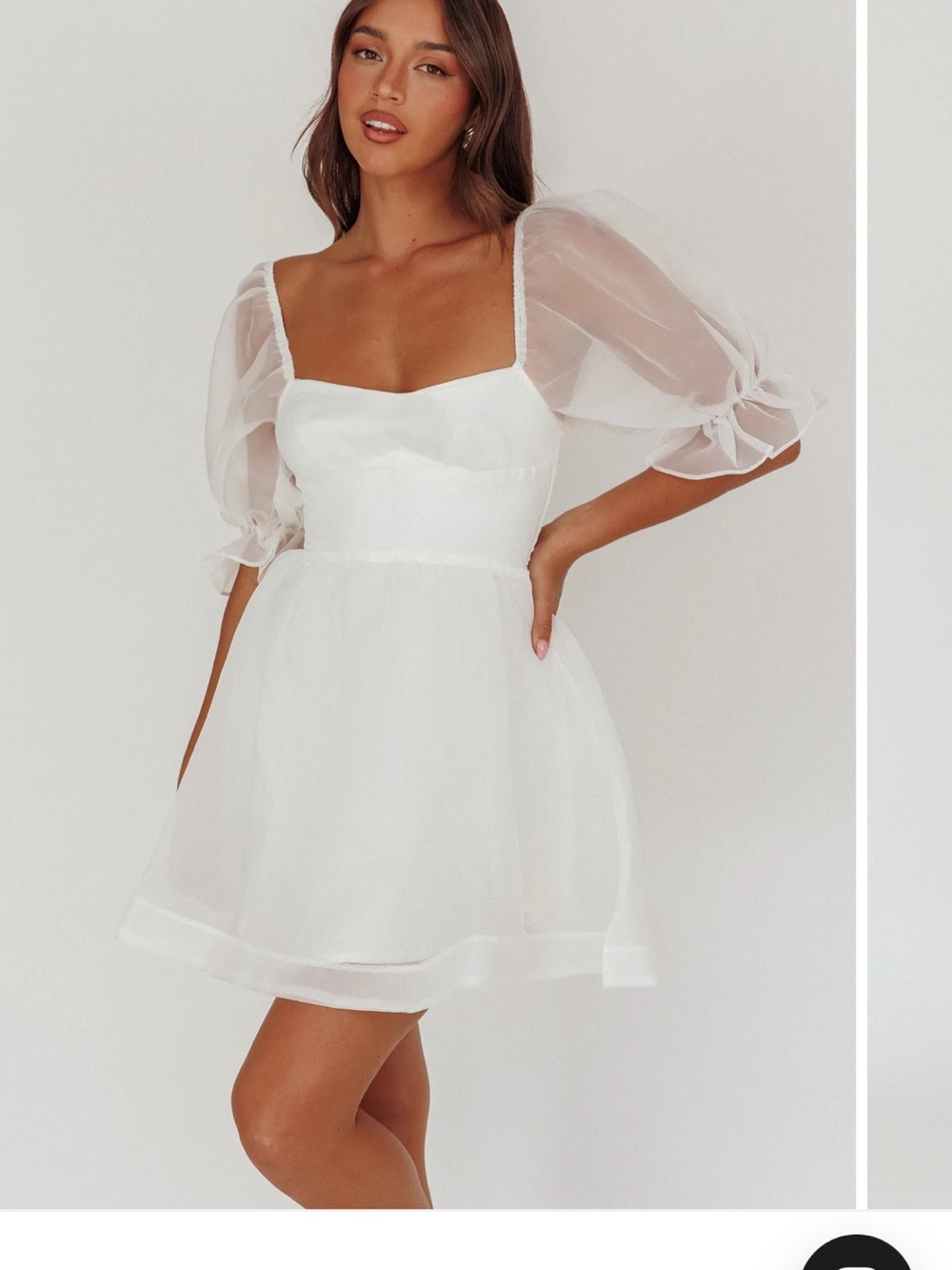 Selfie Leslie I’ve got sunshine puff sleeve Mini Dress
